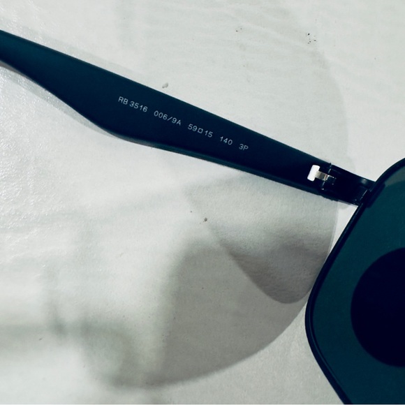 Ray-Ban 3516 ☀️Polarized☀️ Steel Black NEW Complete with Ray Ban Kit - Picture 6 of 12